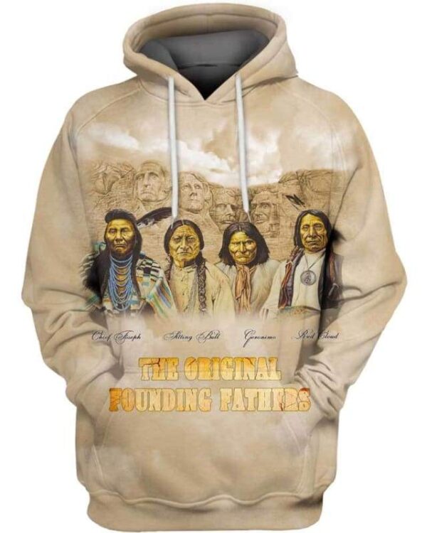 The Original Founding Father - All Over Apparel - Hoodie / S - www.secrettees.com