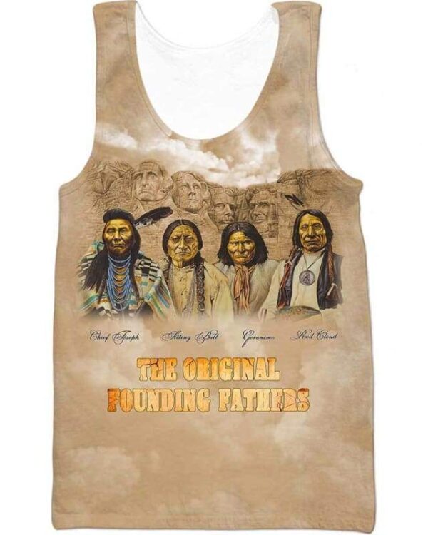 The Original Founding Father - All Over Apparel - Tank Top / S - www.secrettees.com