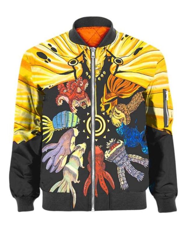 The Power Of The Beasts - All Over Apparel - Bomber / S - www.secrettees.com