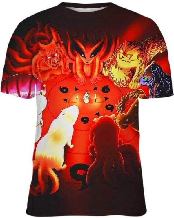 The Power Of The Monsters - All Over Apparel - Kid Tee / S - www.secrettees.com