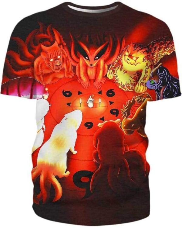 The Power Of The Monsters - All Over Apparel - T-Shirt / S - www.secrettees.com