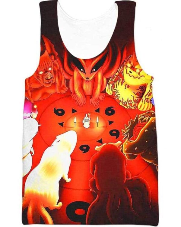 The Power Of The Monsters - All Over Apparel - Tank Top / S - www.secrettees.com