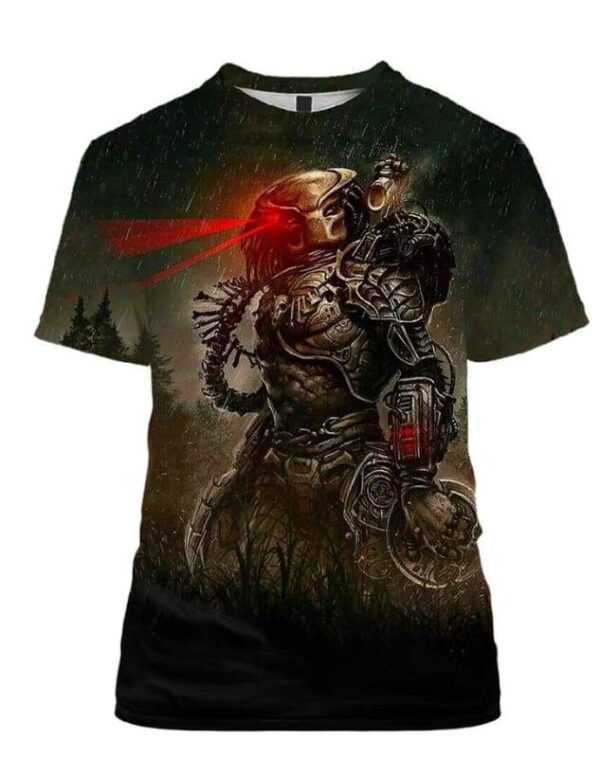 The Predator Hoodie T-shirt - All Over Apparel - T-Shirt / S - www.secrettees.com