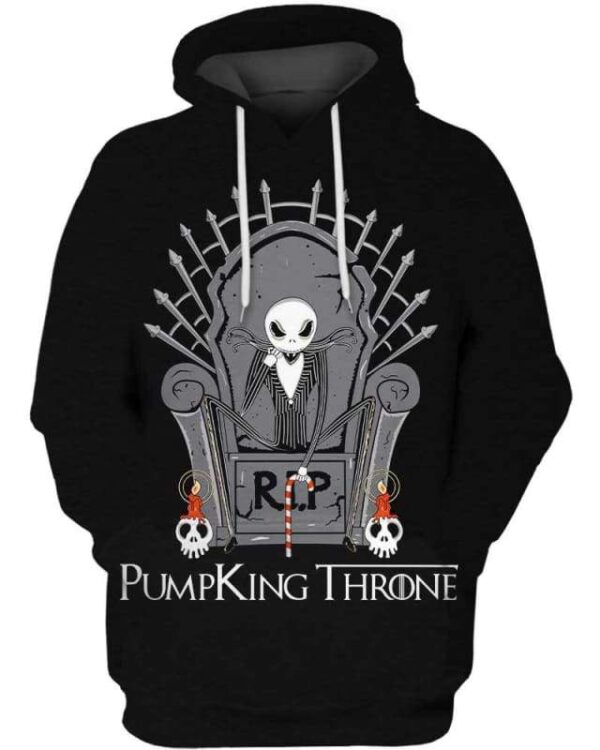 The Pumpking Throne - All Over Apparel - Hoodie / S - www.secrettees.com