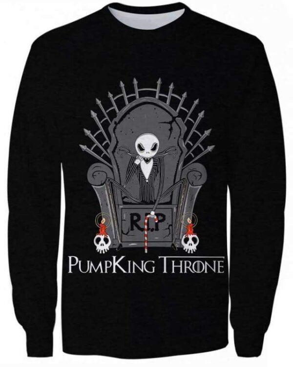 The Pumpking Throne - All Over Apparel - Sweatshirt / S - www.secrettees.com