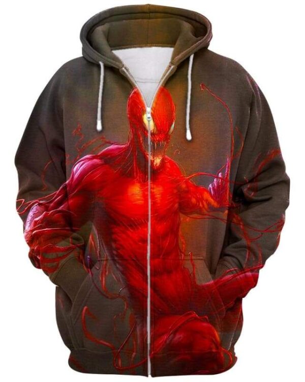 The Rebirth - All Over Apparel - Zip Hoodie / S - www.secrettees.com