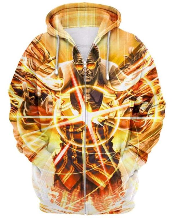 The Sovereign Of The Light - All Over Apparel - Zip Hoodie / S - www.secrettees.com