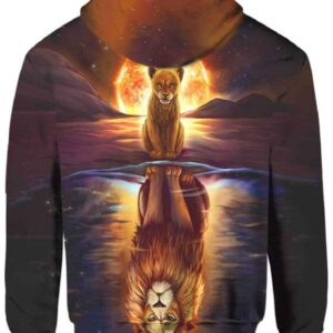 The Sun And Wolf - All Over Apparel - www.secrettees.com
