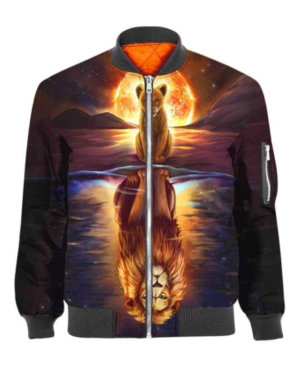The Sun And Wolf - All Over Apparel - Bomber / S - www.secrettees.com
