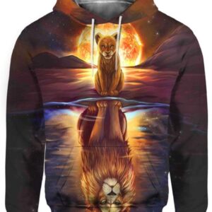 The Sun And Wolf - All Over Apparel - Hoodie / S - www.secrettees.com