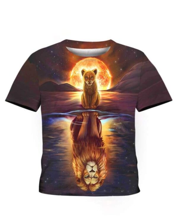 The Sun And Wolf - All Over Apparel - Kid Tee / S - www.secrettees.com