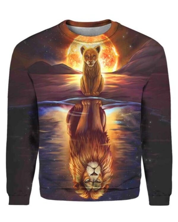 The Sun And Wolf - All Over Apparel - Sweatshirt / S - www.secrettees.com