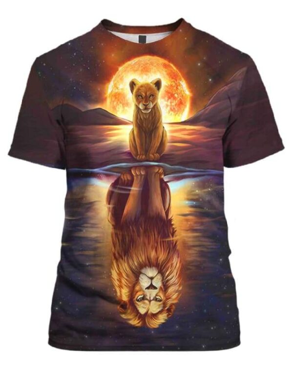 The Sun And Wolf - All Over Apparel - T-Shirt / S - www.secrettees.com