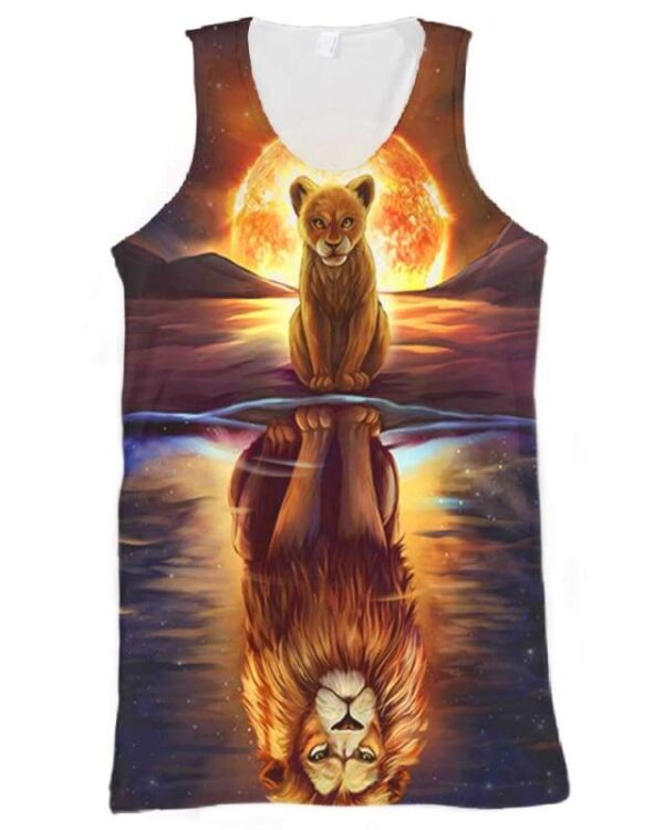The Sun And Wolf - All Over Apparel - Tank Top / S - www.secrettees.com
