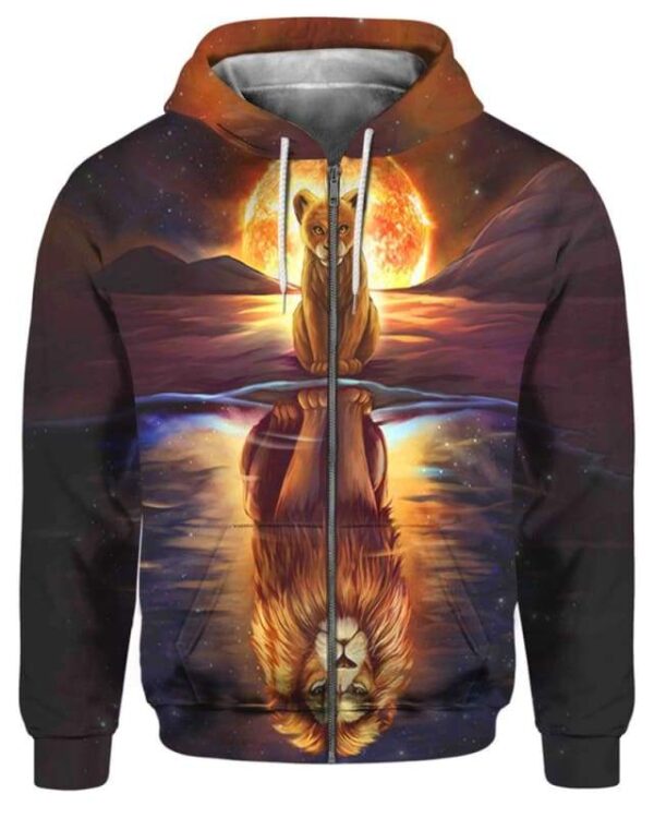 The Sun And Wolf - All Over Apparel - Zip Hoodie / S - www.secrettees.com
