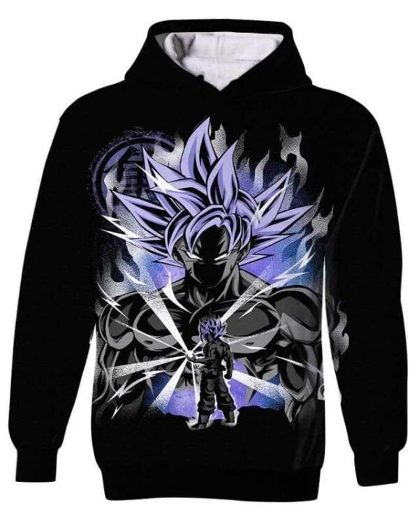 The Terrifying Goku - All Over Apparel - Kid Hoodie / S - www.secrettees.com