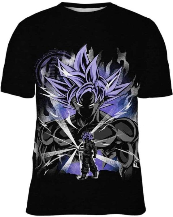 The Terrifying Goku - All Over Apparel - T-Shirt / S - www.secrettees.com