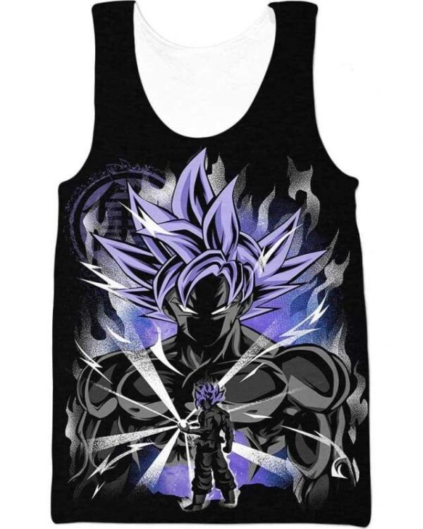 The Terrifying Goku - All Over Apparel - Tank Top / S - www.secrettees.com