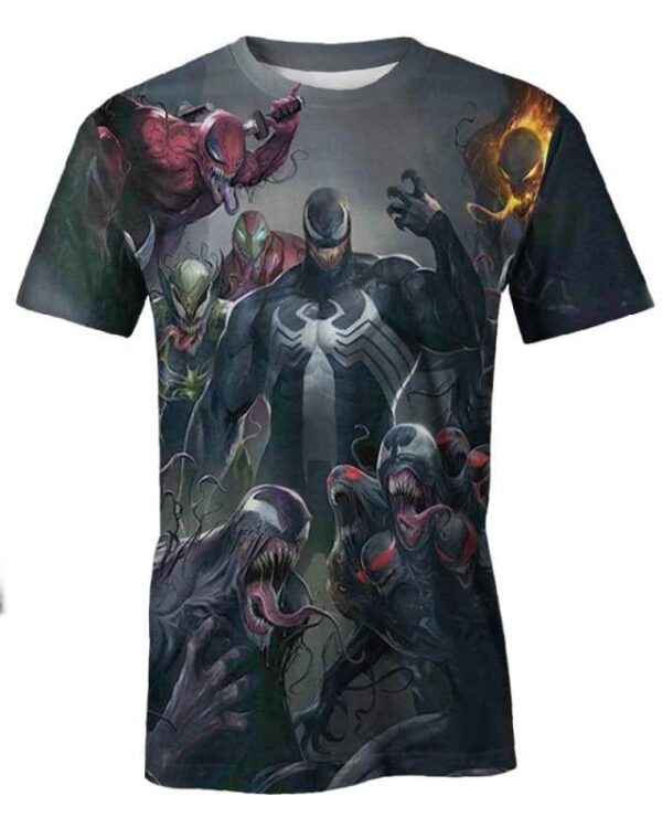 The Venom’s World - All Over Apparel - T-Shirt / S - www.secrettees.com