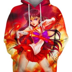 The Warrior Of The Fire - All Over Apparel - Hoodie / S - www.secrettees.com