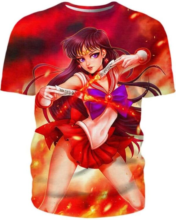 The Warrior Of The Fire - All Over Apparel - T-Shirt / S - www.secrettees.com