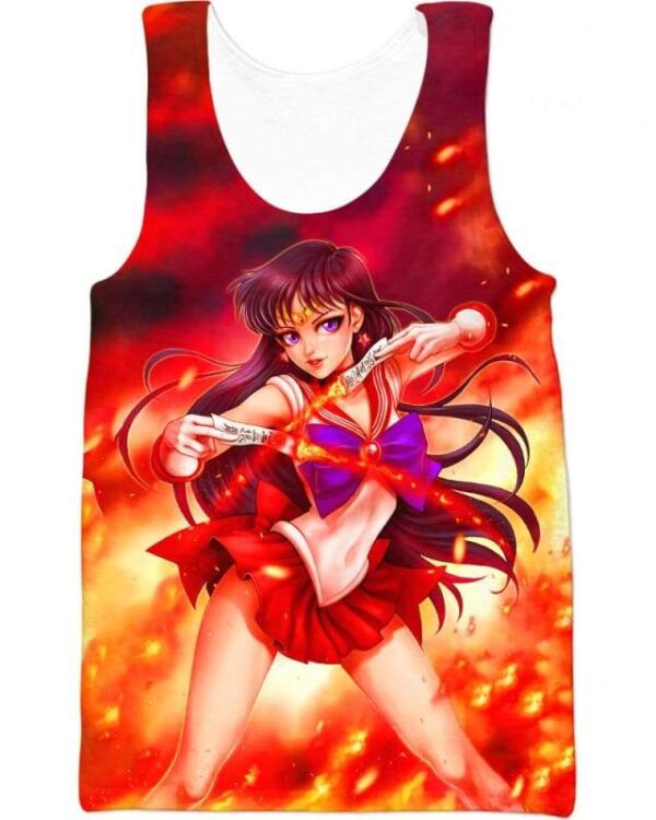 The Warrior Of The Fire - All Over Apparel - Tank Top / S - www.secrettees.com