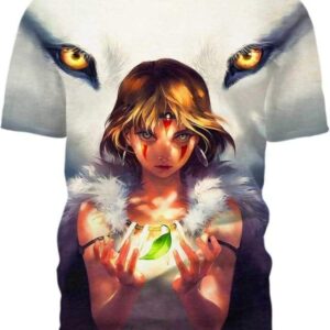 The Wolf Princess - All Over Apparel - T-Shirt / S - www.secrettees.com
