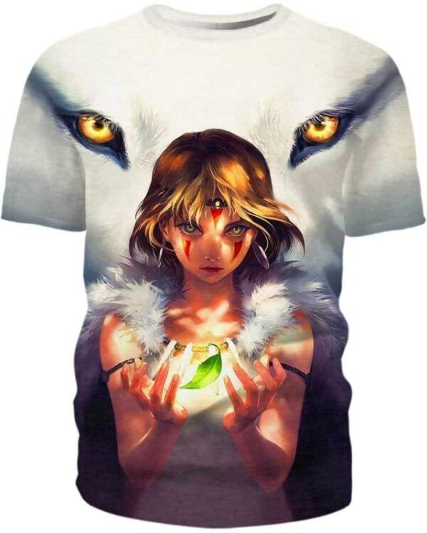 The Wolf Princess - All Over Apparel - T-Shirt / S - www.secrettees.com