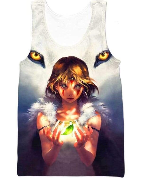 The Wolf Princess - All Over Apparel - Tank Top / S - www.secrettees.com