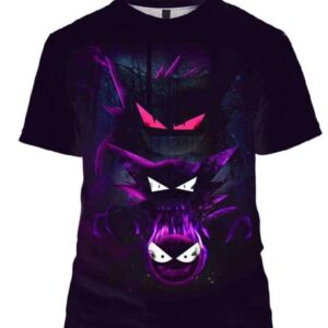 Three Gengar - All Over Apparel - T-Shirt / S - www.secrettees.com