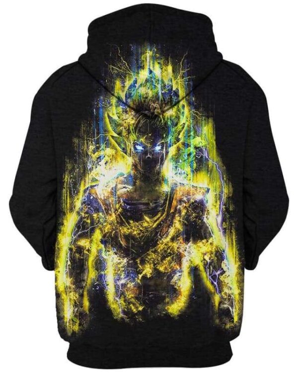 Thunder Goku - All Over Apparel - www.secrettees.com