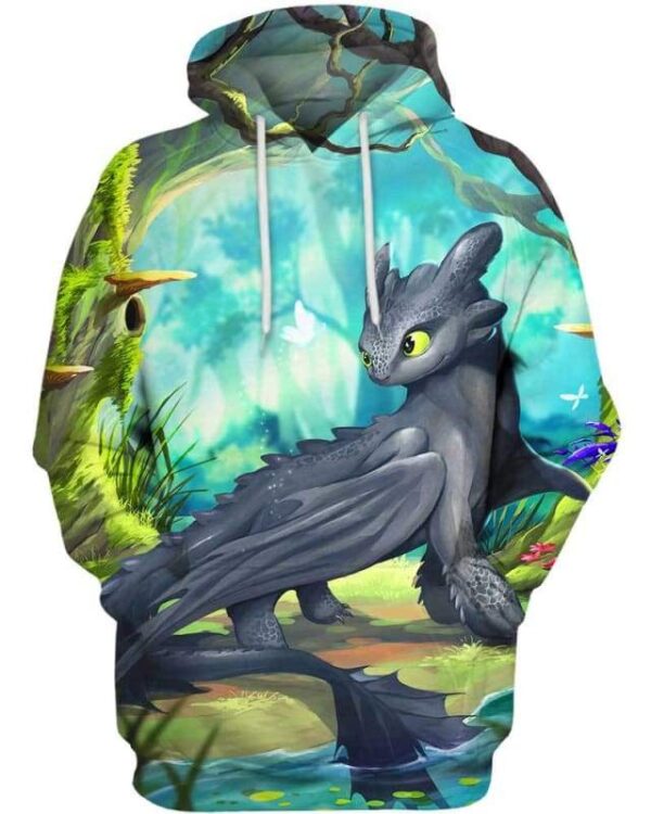 Toothless - All Over Apparel - Hoodie / S - www.secrettees.com