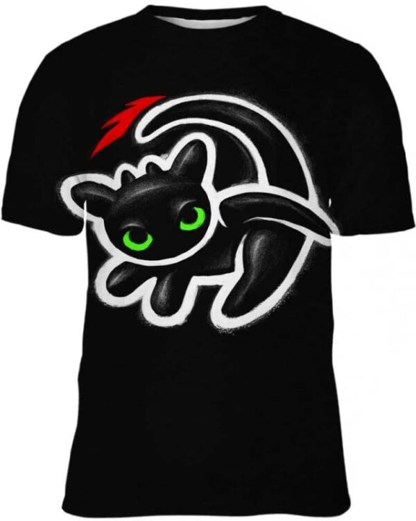 Toothless The Lion King - All Over Apparel - Kid Tee / S - www.secrettees.com