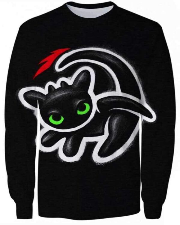Toothless The Lion King - All Over Apparel - Sweatshirt / S - www.secrettees.com