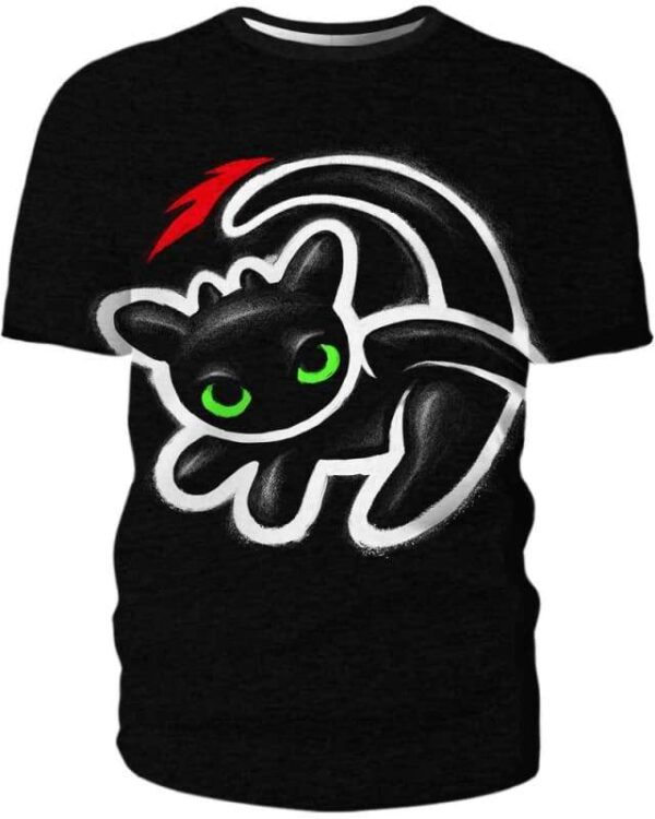 Toothless The Lion King - All Over Apparel - T-Shirt / S - www.secrettees.com
