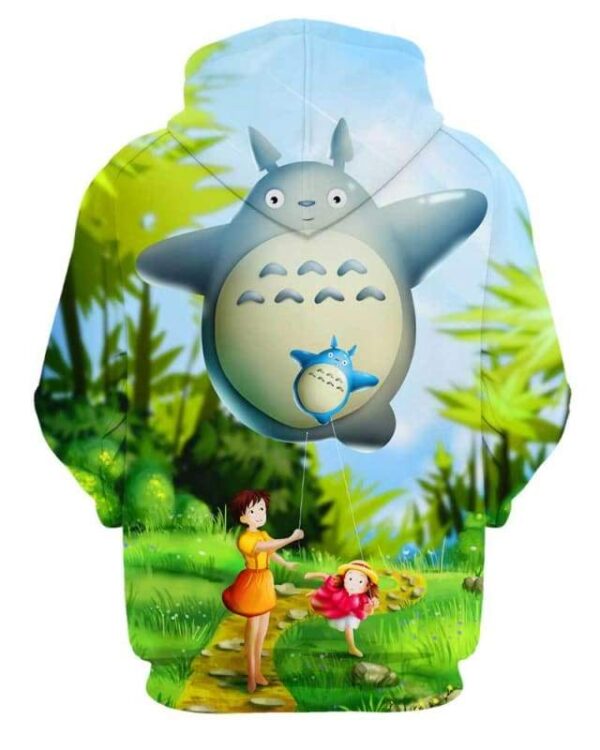 Totoro Balloon - All Over Apparel - www.secrettees.com