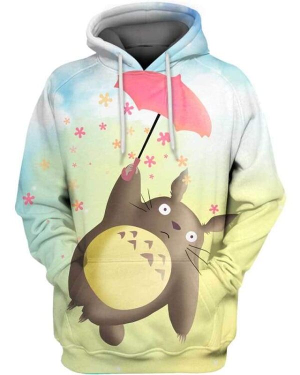 Totoro in Sky - All Over Apparel - Hoodie / S - www.secrettees.com