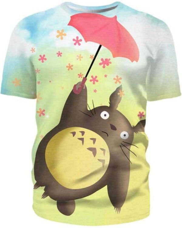 Totoro in Sky - All Over Apparel - T-Shirt / S - www.secrettees.com