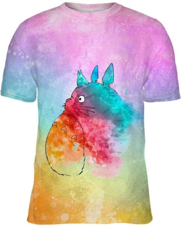 Totoro Painting - All Over Apparel - Kid Tee / S - www.secrettees.com