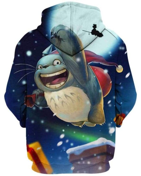 Totoro Santa - All Over Apparel - www.secrettees.com