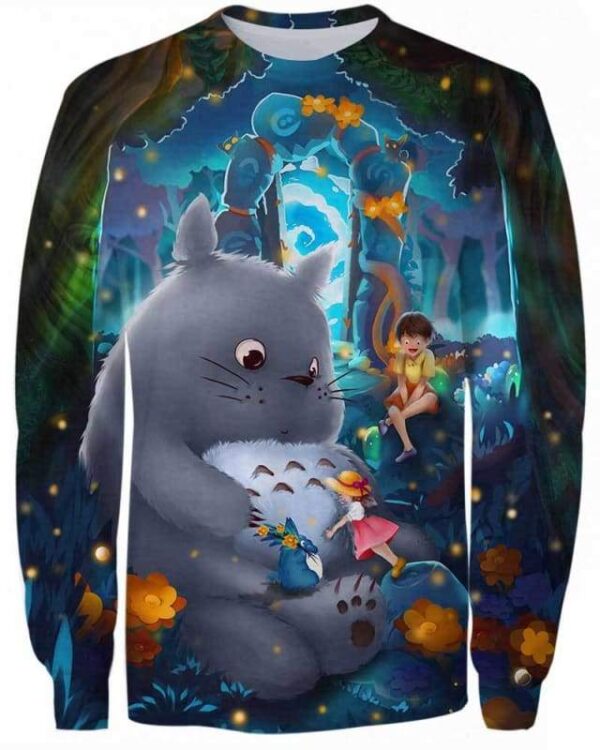 Totoro - All Over Apparel - Sweatshirt / S - www.secrettees.com