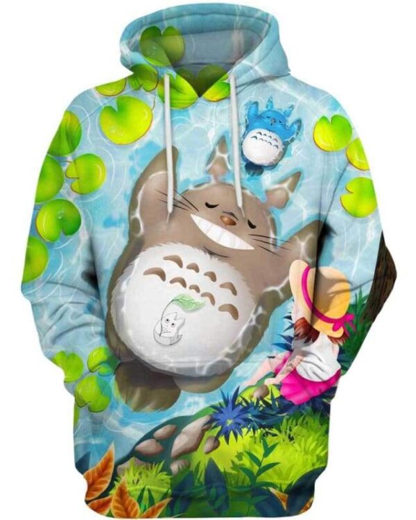 Totoro Swim - All Over Apparel - Hoodie / S - www.secrettees.com