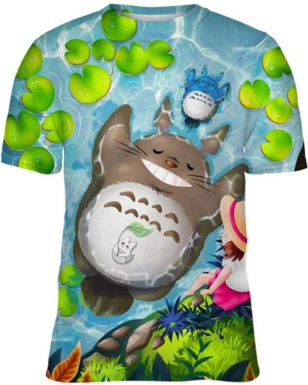 Totoro Swim - All Over Apparel - Kid Tee / S - www.secrettees.com