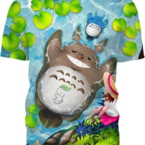 Totoro Swim - All Over Apparel - T-Shirt / S - www.secrettees.com