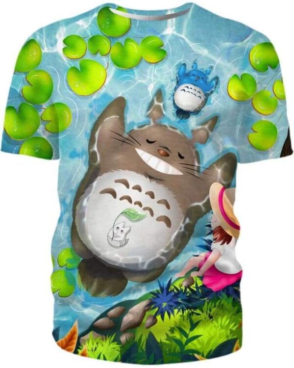 Totoro Swim - All Over Apparel - T-Shirt / S - www.secrettees.com