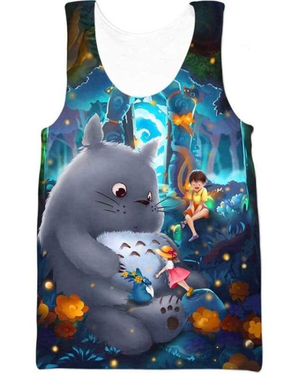 Totoro - All Over Apparel - Tank Top / S - www.secrettees.com