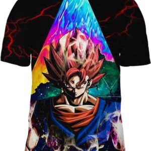 Ultra Instinct Goku - All Over Apparel - T-Shirt / S - www.secrettees.com