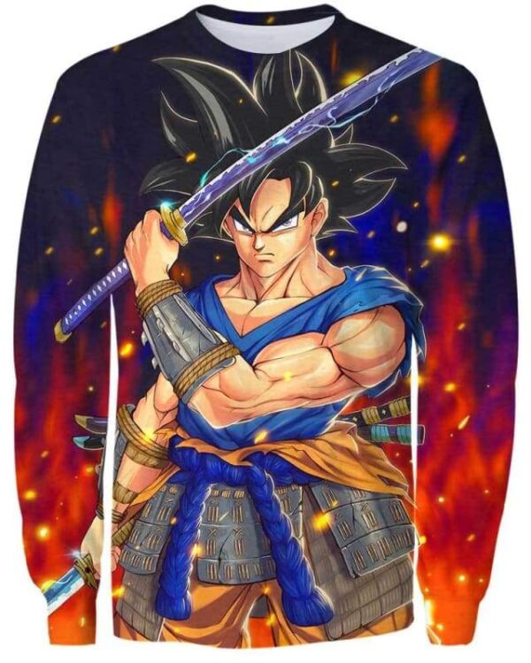 Ultra Instinct Swords - All Over Apparel - Sweatshirt / S - www.secrettees.com