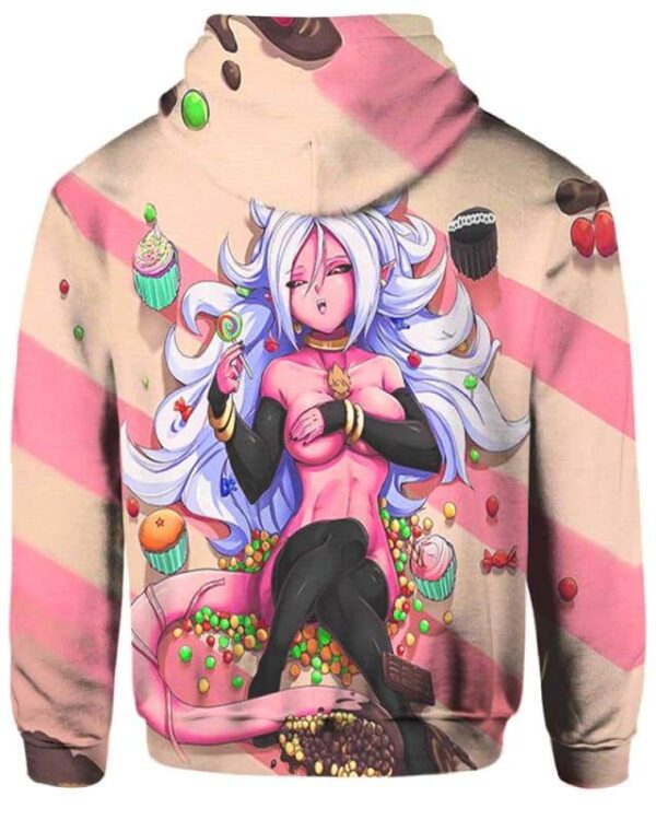 Unleashed Manjin Android 21 - All Over Apparel - www.secrettees.com
