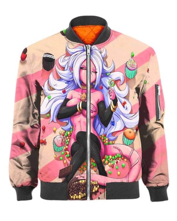 Unleashed Manjin Android 21 - All Over Apparel - Bomber / S - www.secrettees.com